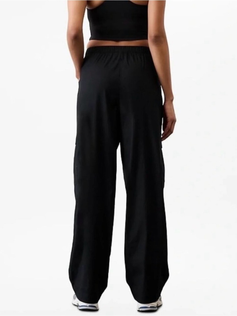 Athleta Black Linen Blend Paradise Relaxed Straight Leg Cargo Pant XXS
- Black 🖤 - Picture 2 of 7